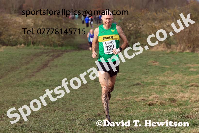 Mens 35 to 64, 2024 NEMAA Cross Country Champs., Wallsend. Photo: David T. Hewitson/Sports for All Pics